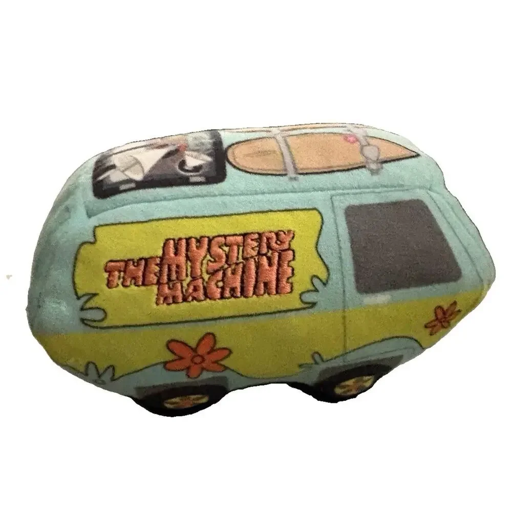 Bark Scooby-Doo Mystery Machine All Size Squeaky and Crinkly Plush Dog Toy